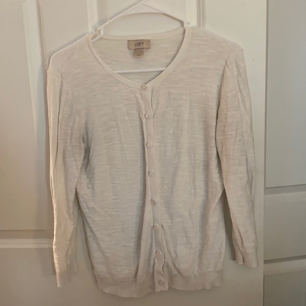 White Cardigan